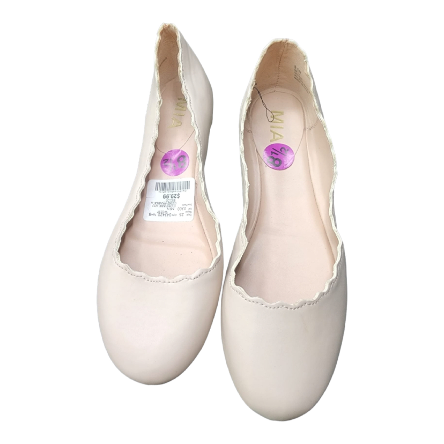 Biege ballet flats thumbnail