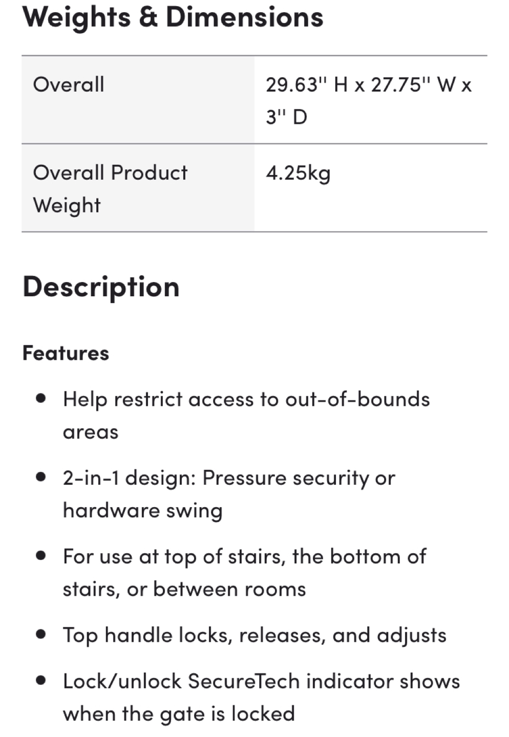 Safety 1st lift lock safety gate image indicator(6)