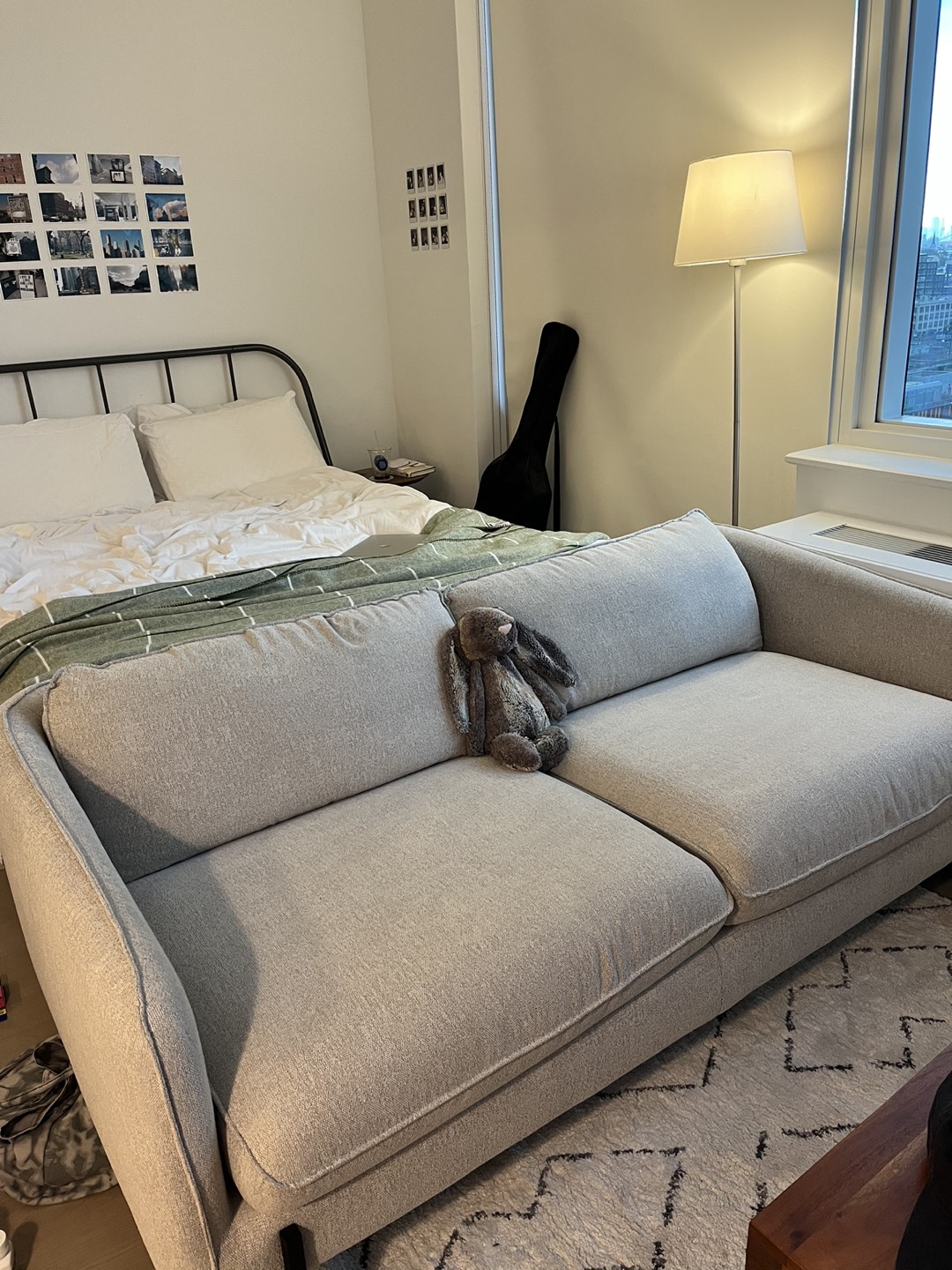CB2 Loveseat Sofa - photo 2