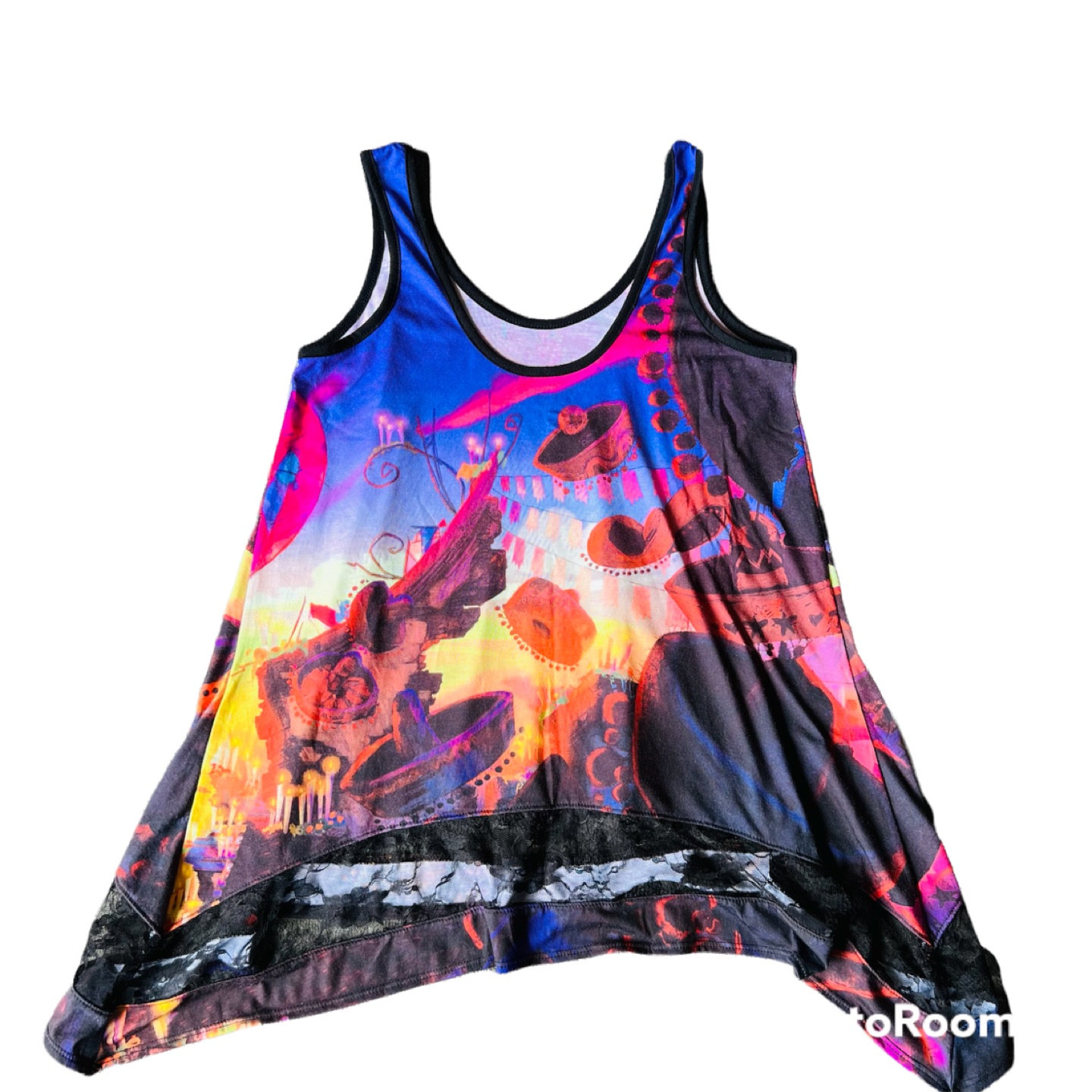 The book of life Vintage floral Top . Size large - photo 2