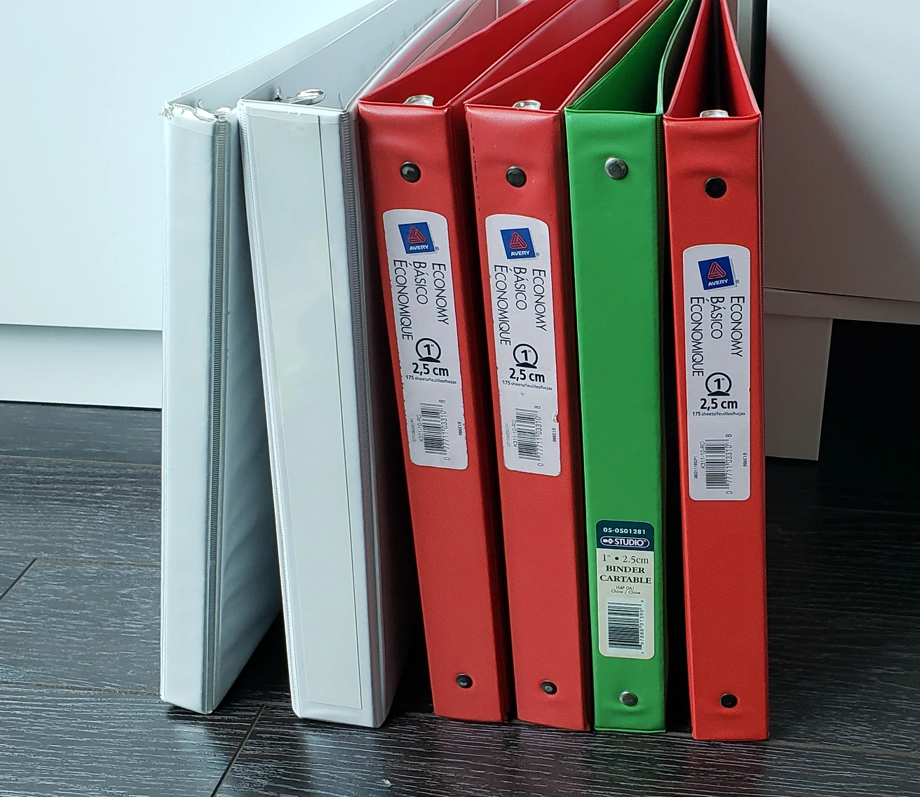 6 binders - free