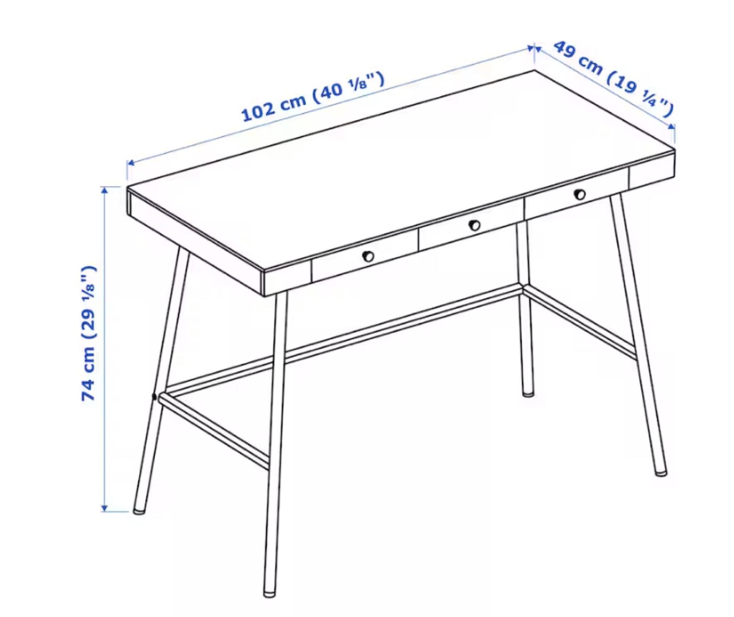 IKEA Desk “LILLÅSEN”, bamboo - photo 5