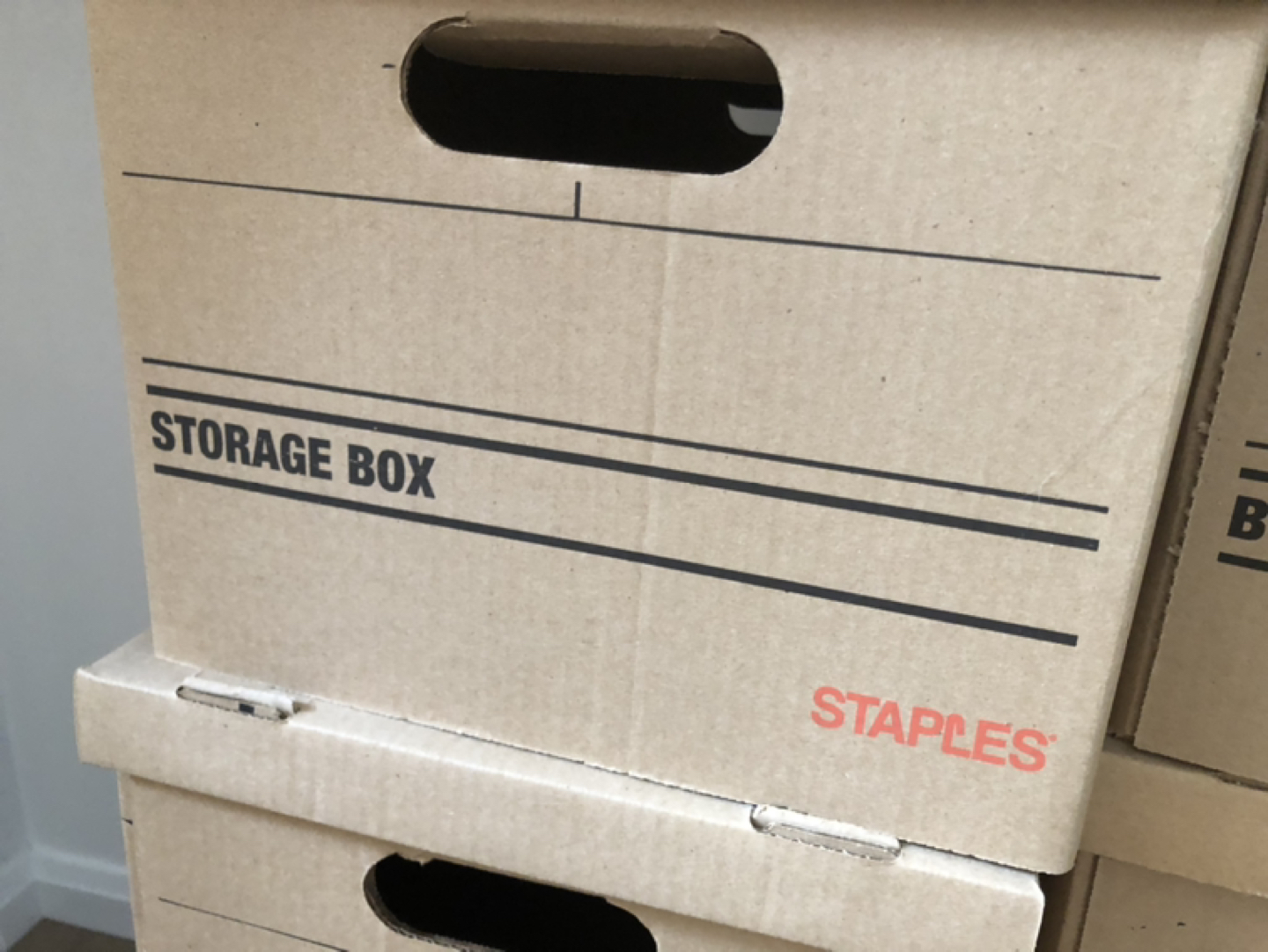 18 staples business depot moving / storage  boxes - photo 2