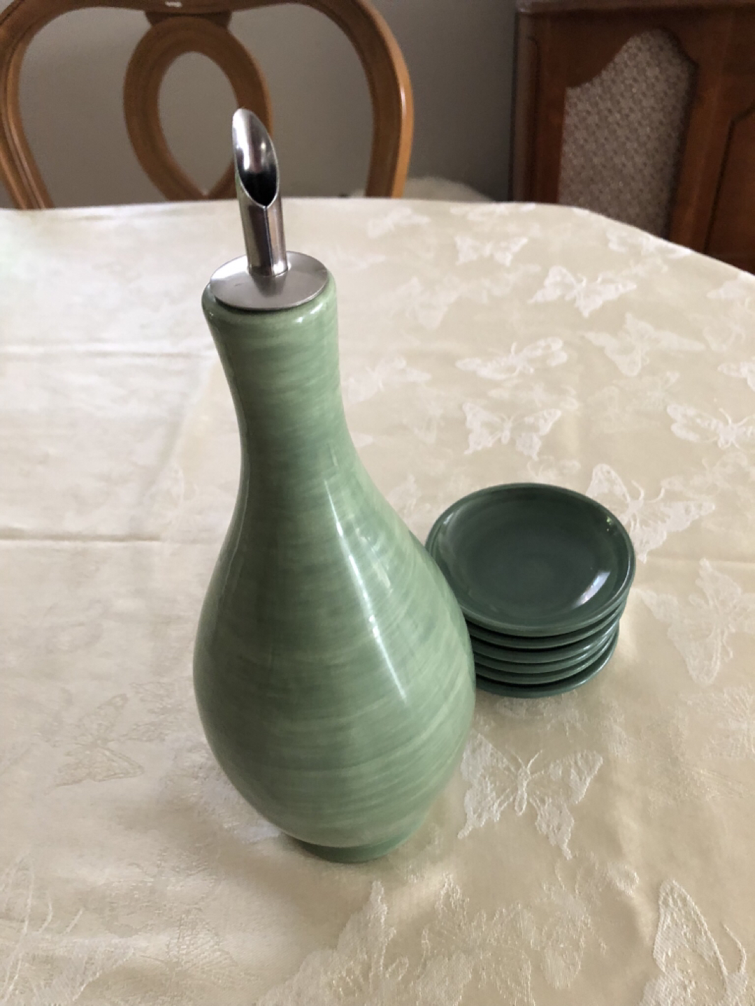 Freecycle oil and six dipping bowls thumbnail