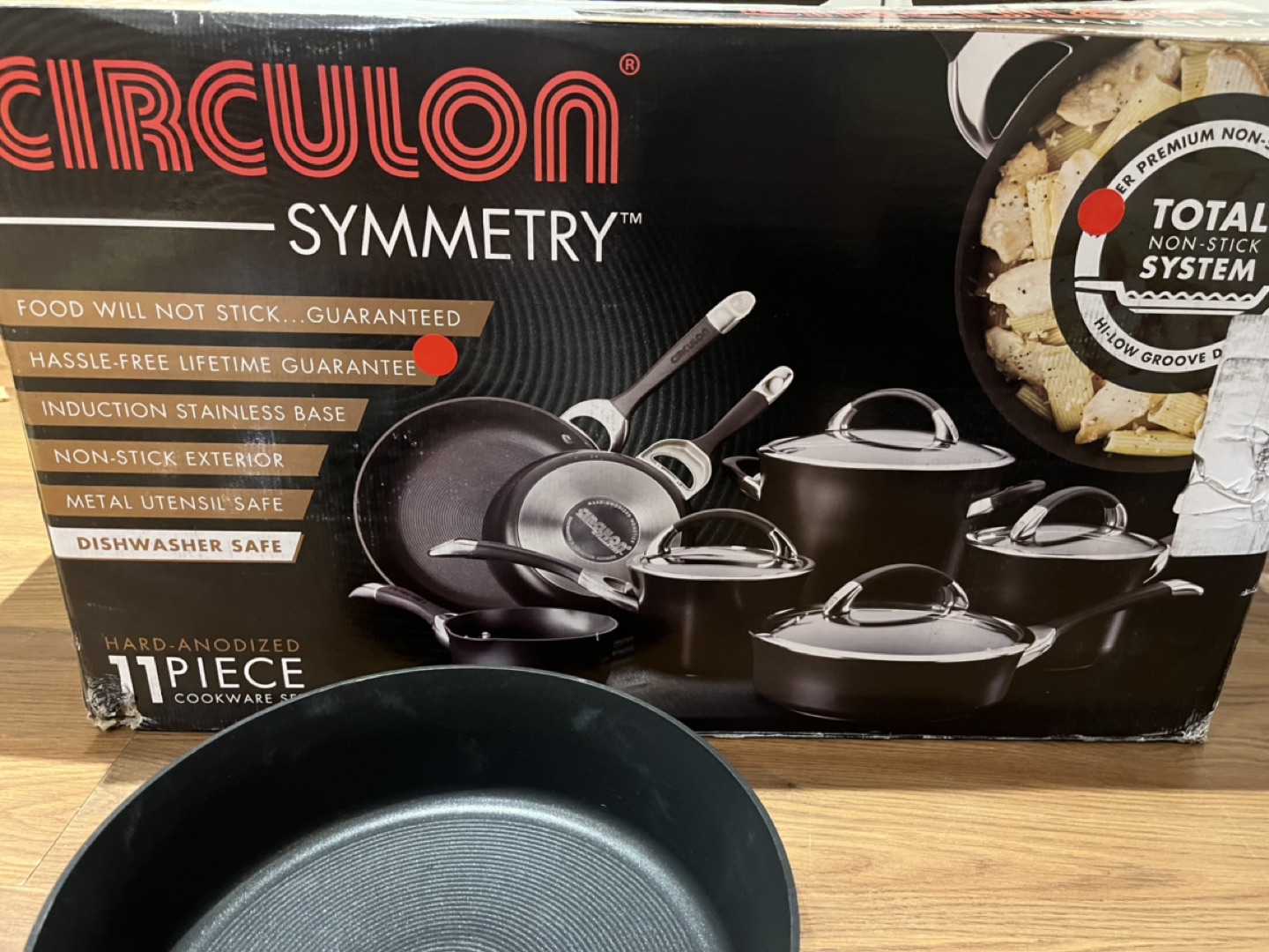 Circulon Symmetry  Hard Anodized Nonstick 11-Piece Cookware Set - photo 2