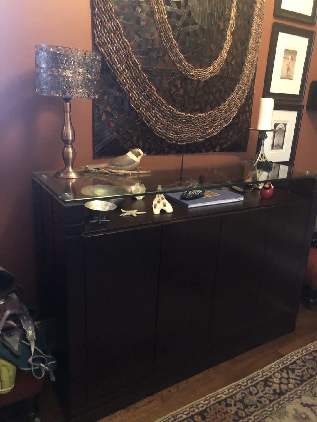 Foyer entrance console by Sunpan Furniture