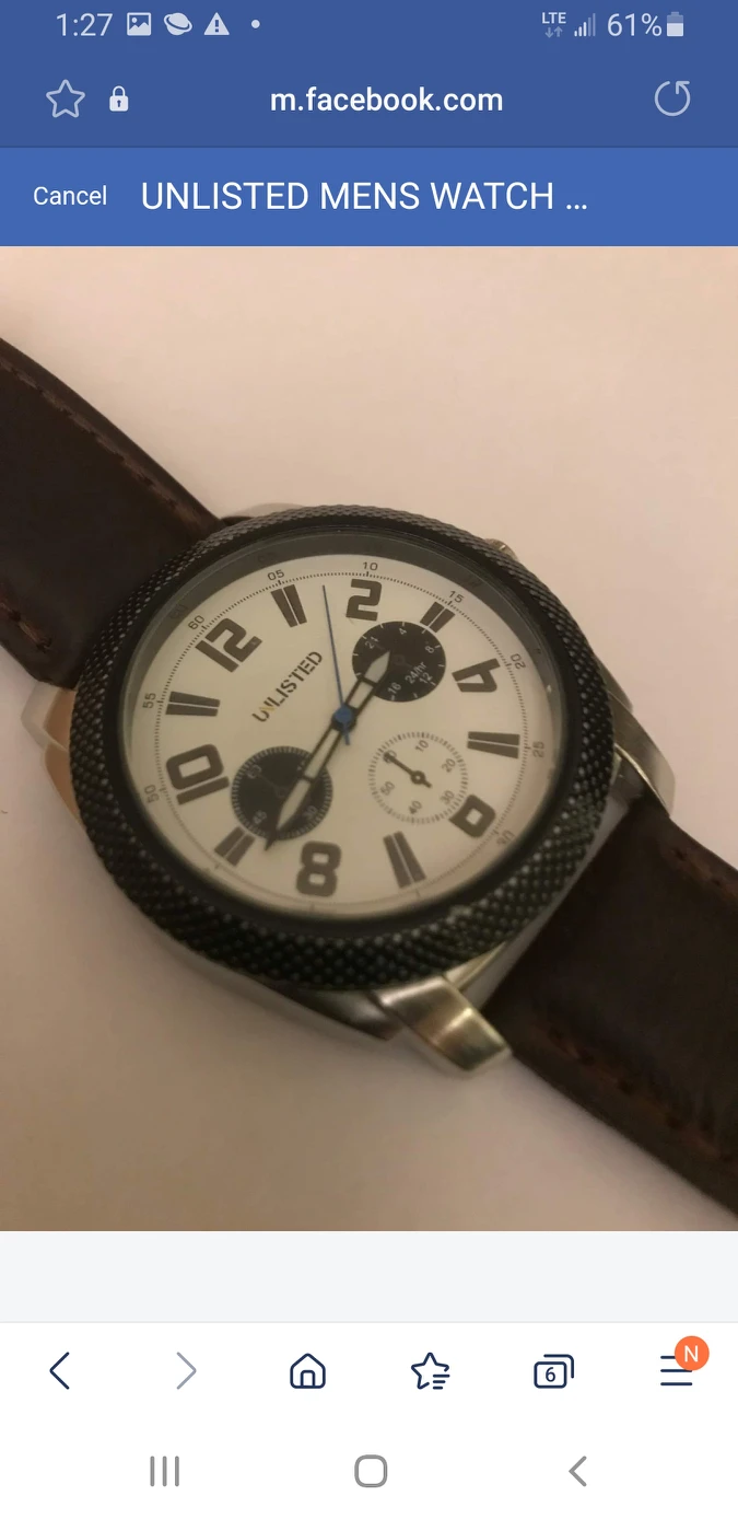 UNLISTED MENS KENNETH COLE WATCH thumbnail