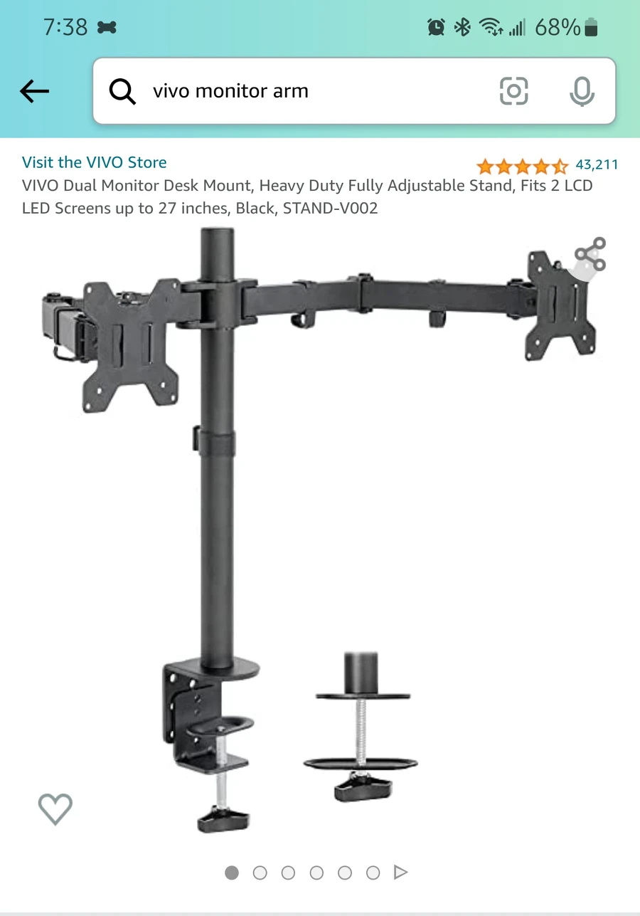 vivo dual monitor arm thumbnail