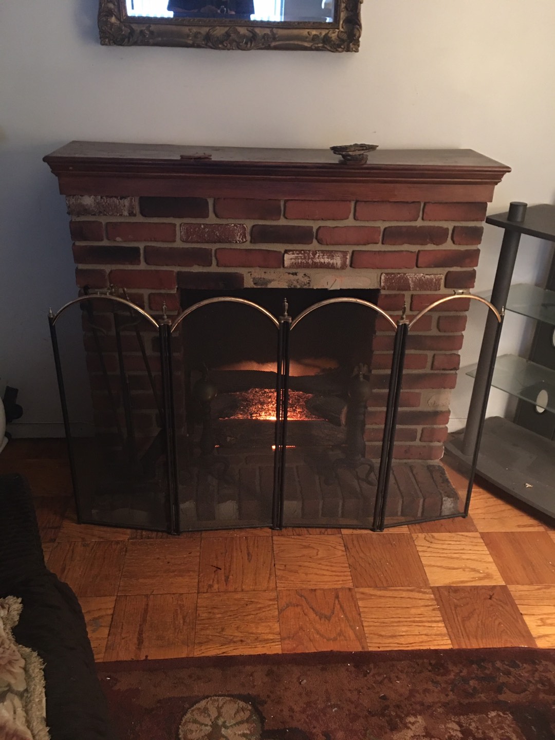 Faux Fireplace