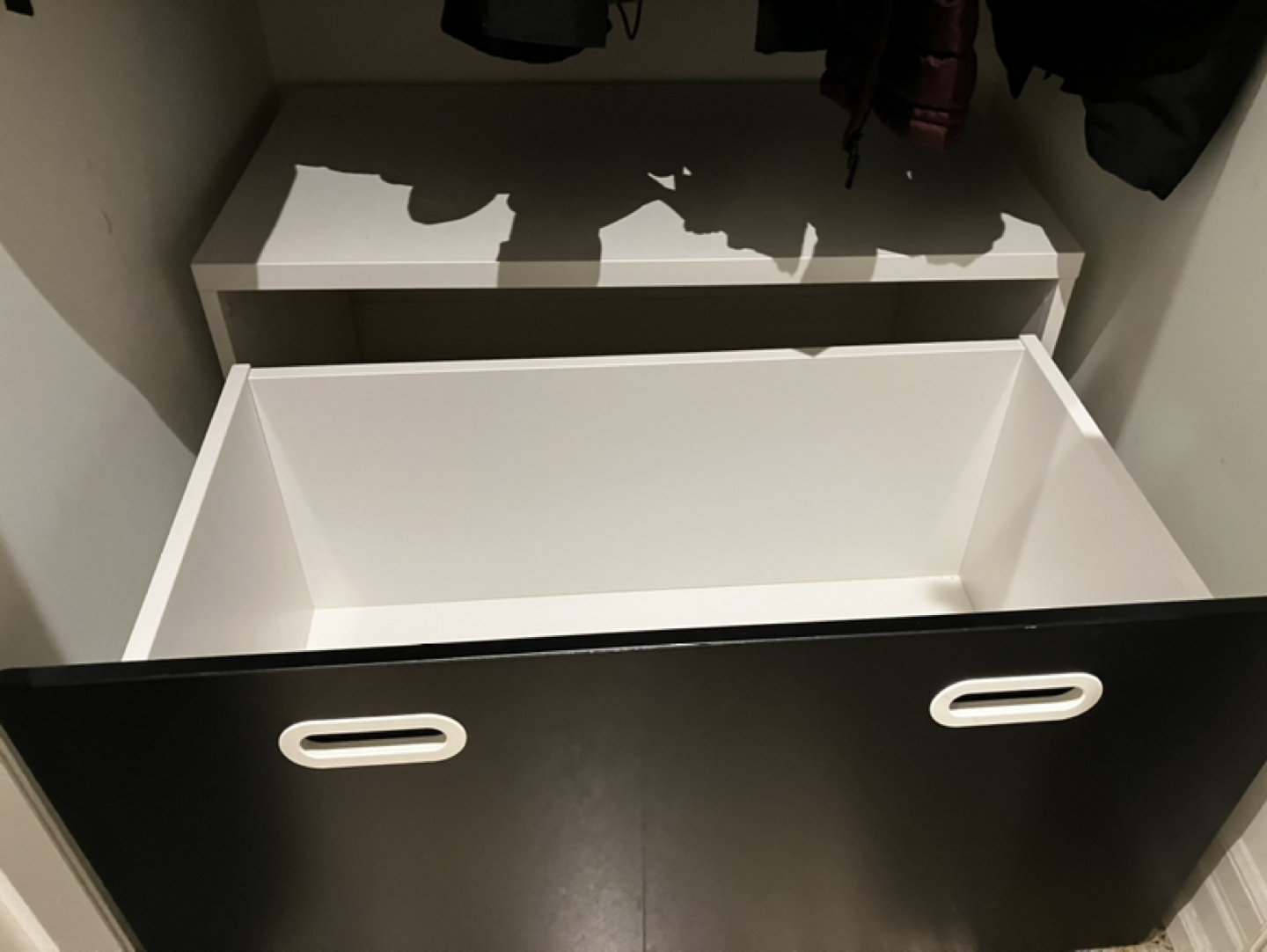 IKEA STUVA / FRITIDS Bench with storage (white and black) - photo 2