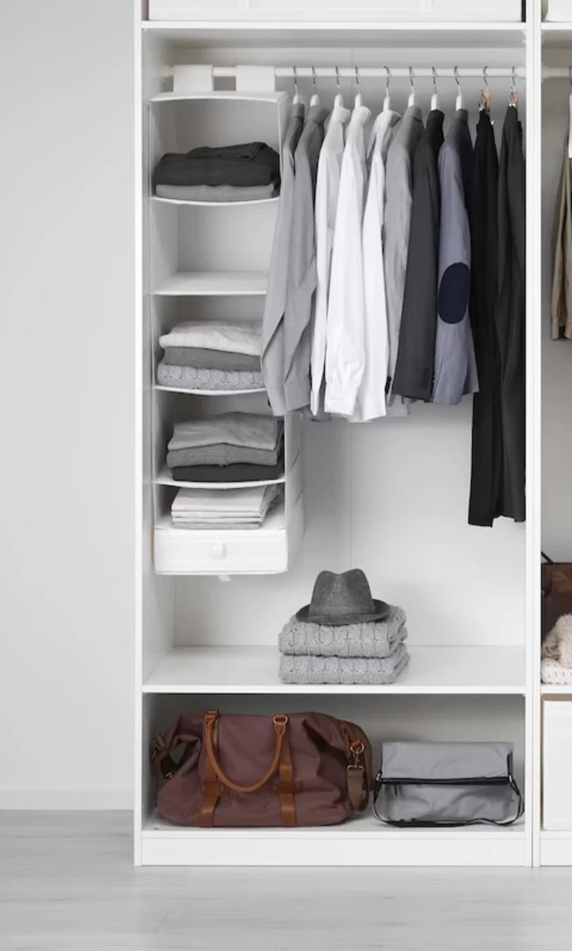 hanging clothes organizer & 2 drawer boxes - photo 3