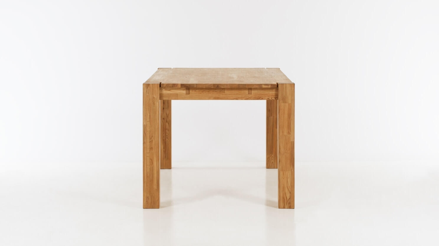 EQ3 solid oak harvest dining table - photo 2