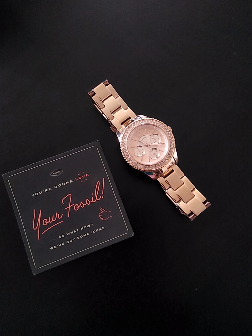 Fossil Stella Multifunction Rose-Tone Stainless Steel watch thumbnail