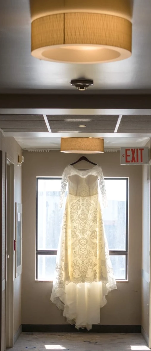 Winter/ autumn wedding dress with pockets image indicator(7)