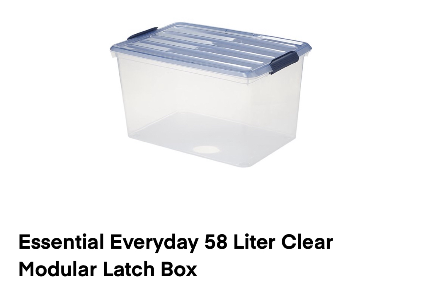 Essential Everyday 58L Totes - 4 available
