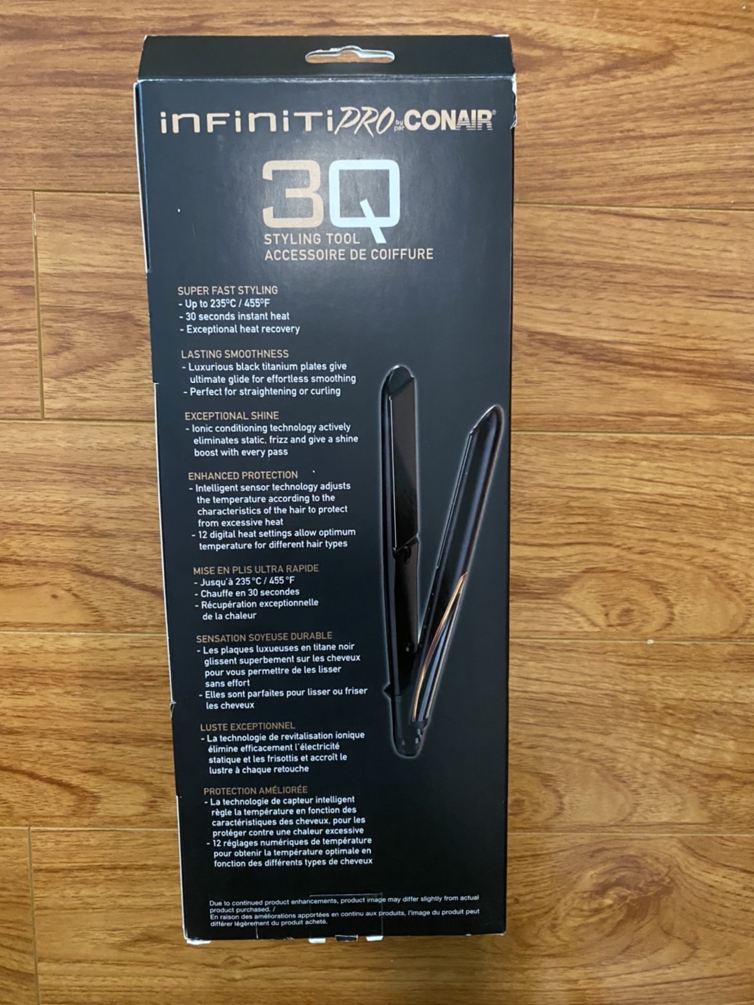 Infinity pro conair straightener image indicator(2)