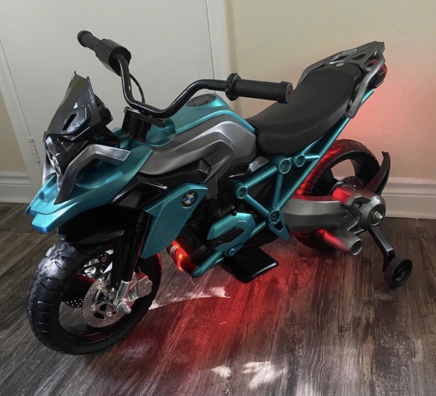 Modified E-bike for Kids(metallic blue green)