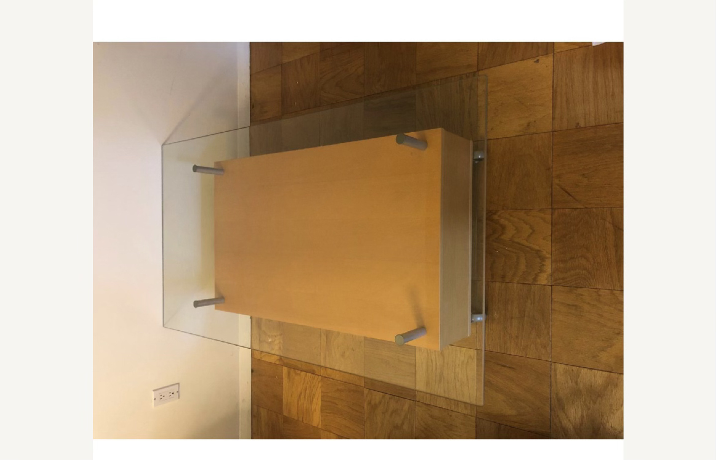 Moving Out Sale: Center Table w/ Glass - photo 2