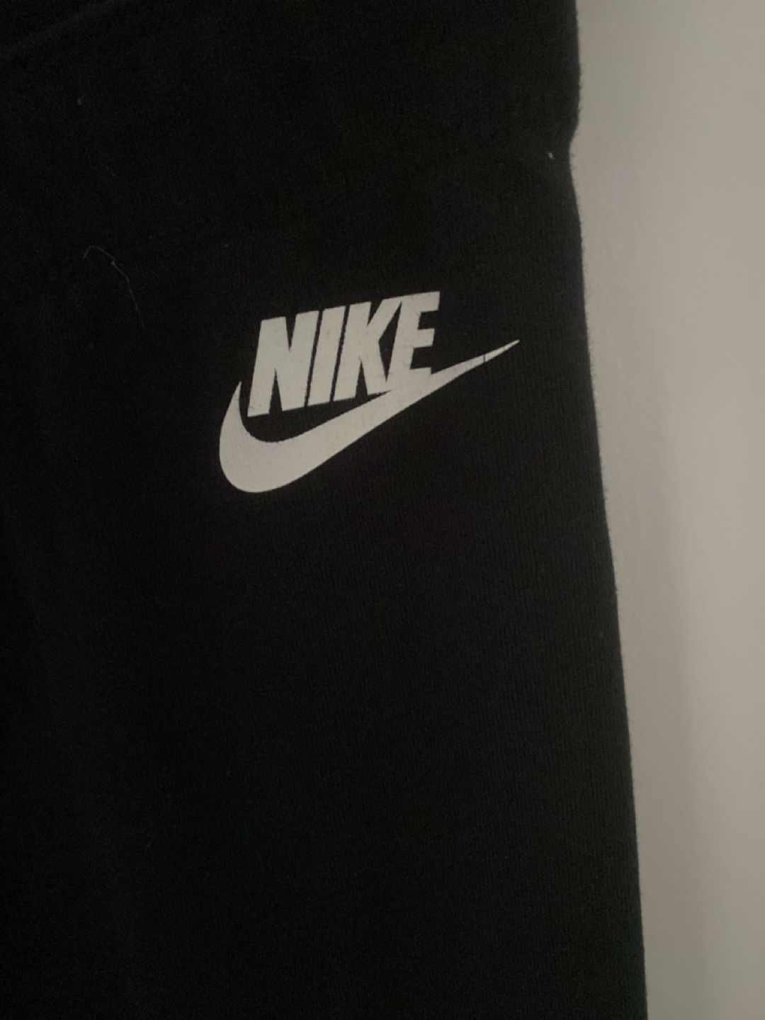Nike cotton black leggings size medium image indicator(3)