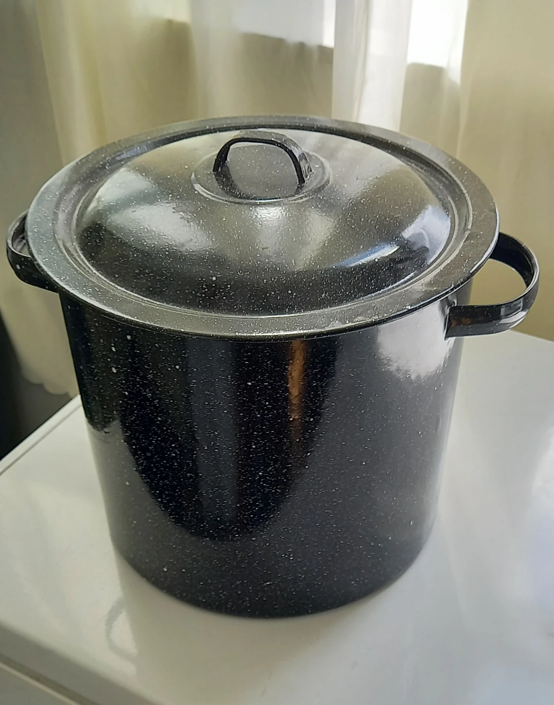 12 Qrt Enamel Stock Pot