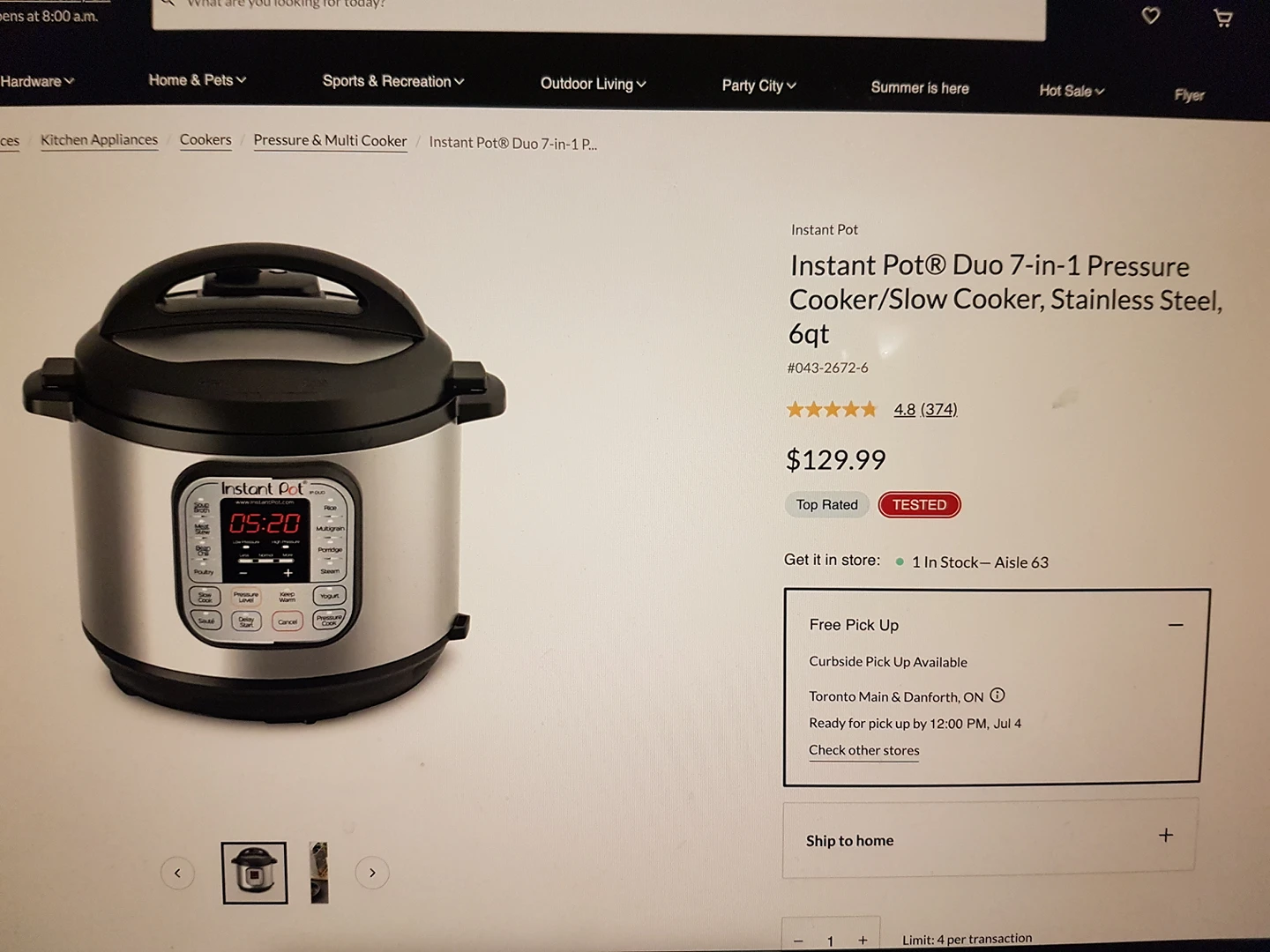 Instant Pot Duo 7-in-1 6 quart - photo 2