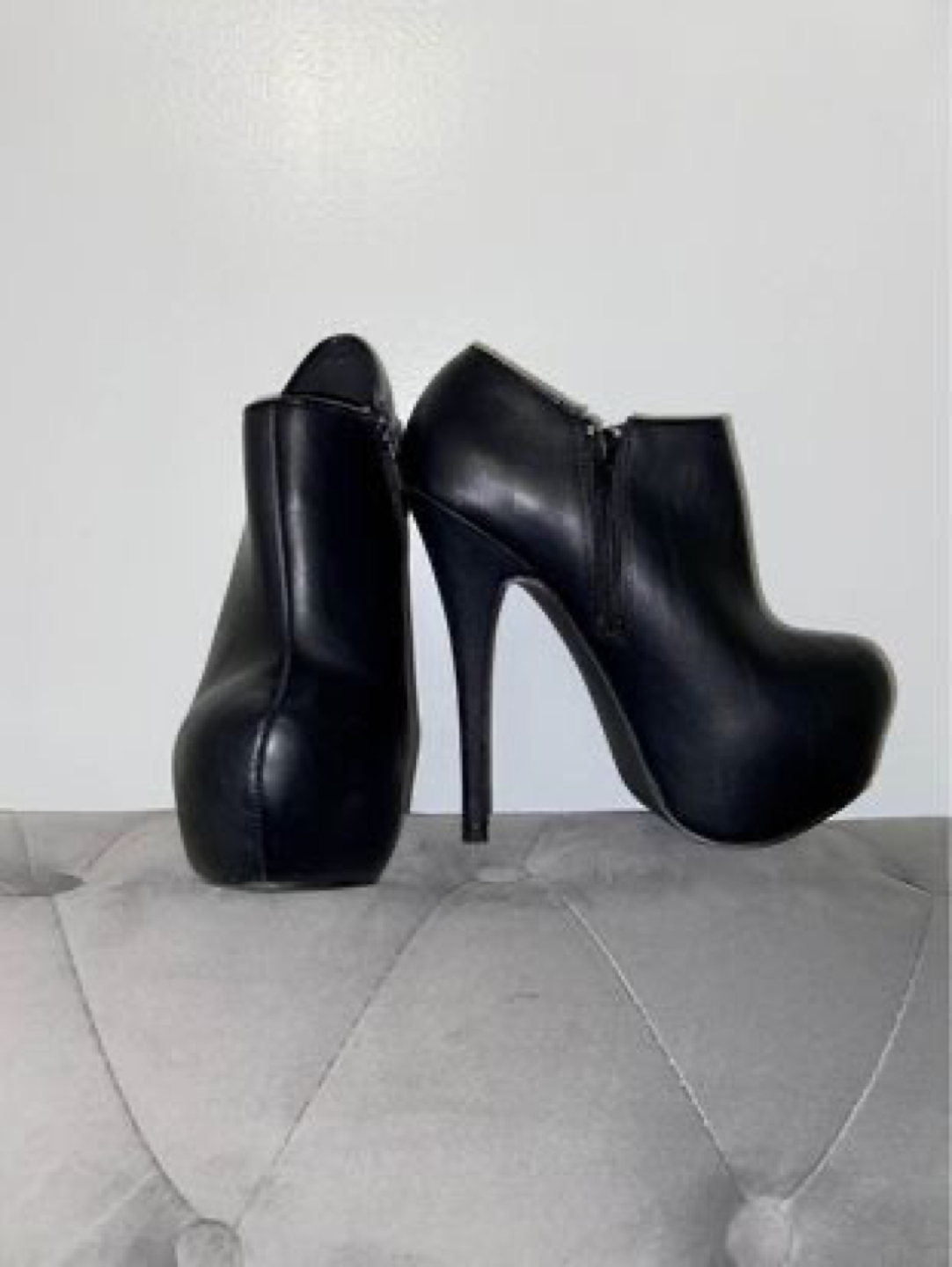 Faux Leather Booties thumbnail