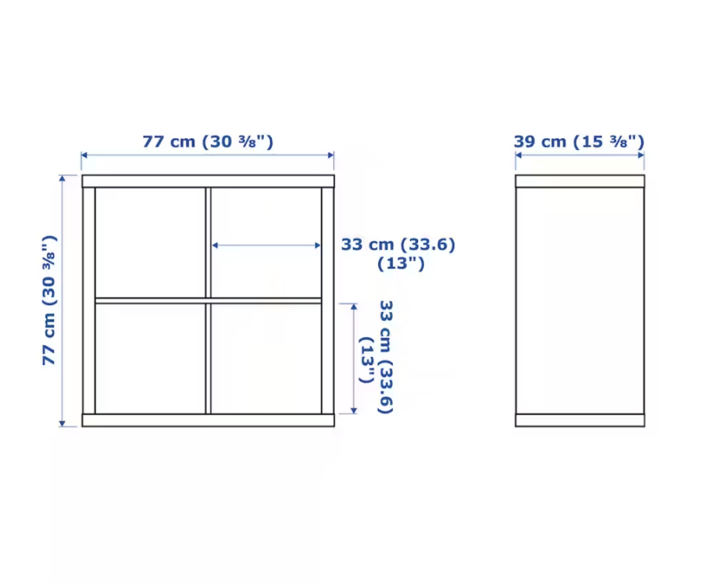 IKEA Shelf unit “KALLAX” (excellent condition) - photo 5