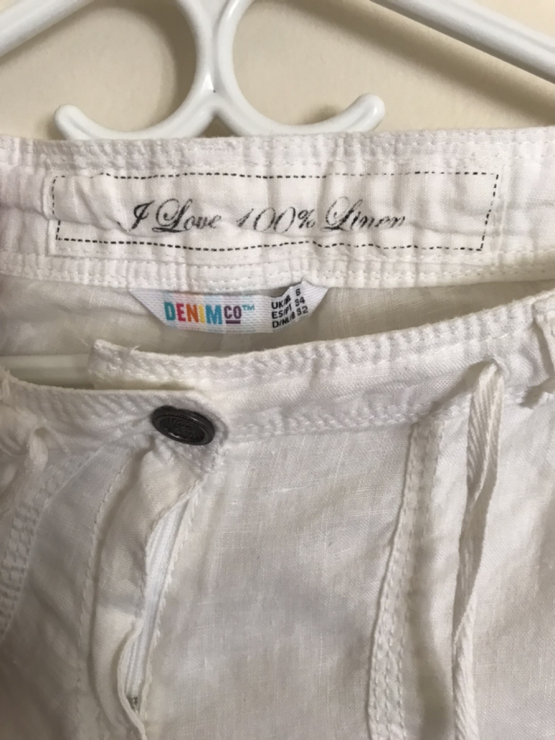 Brand new white linen trouser - photo 2