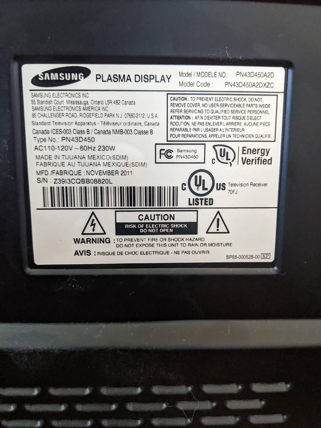 43" Samsung TV - photo 3