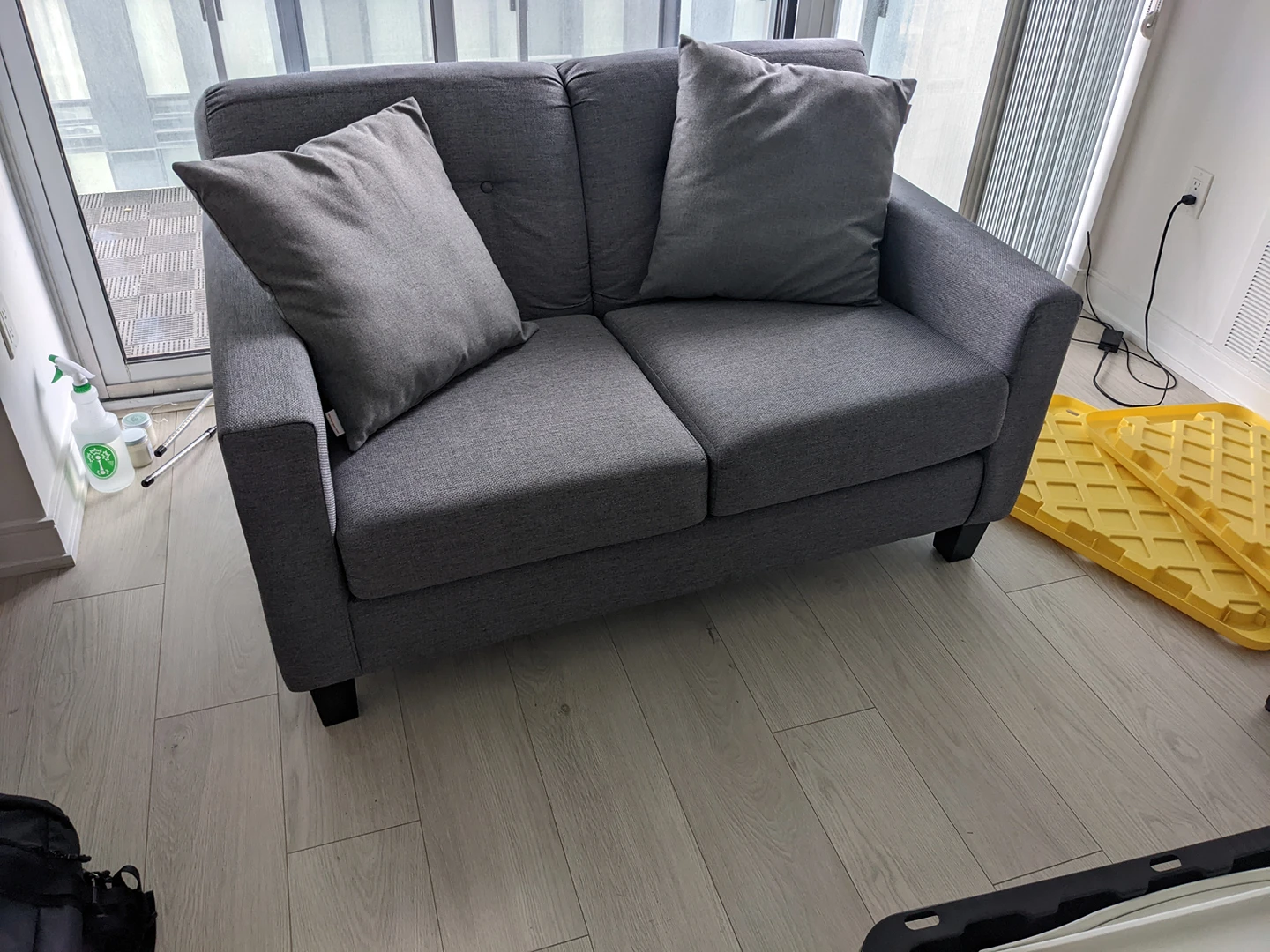 Gray Loveseat thumbnail