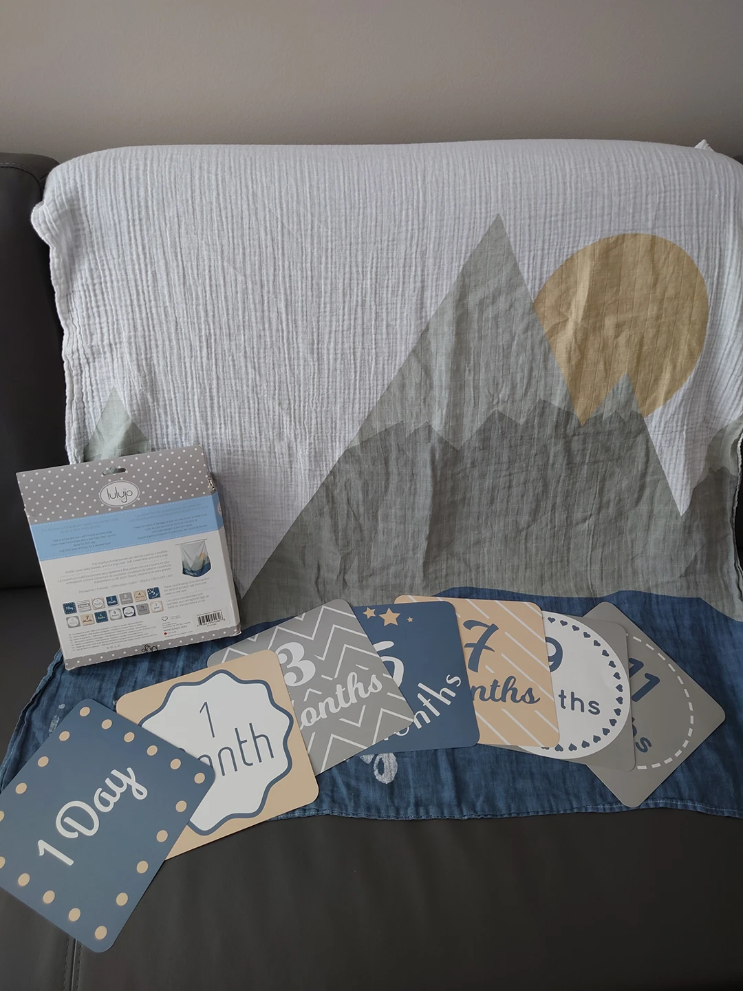 lulujo Milestone Blanket and Cards Set thumbnail