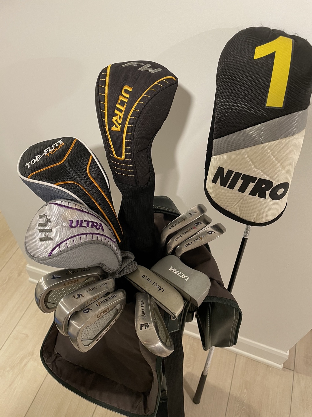Full Set of woman’s RH Golf Clubs and bag. Includes driver. - photo 2