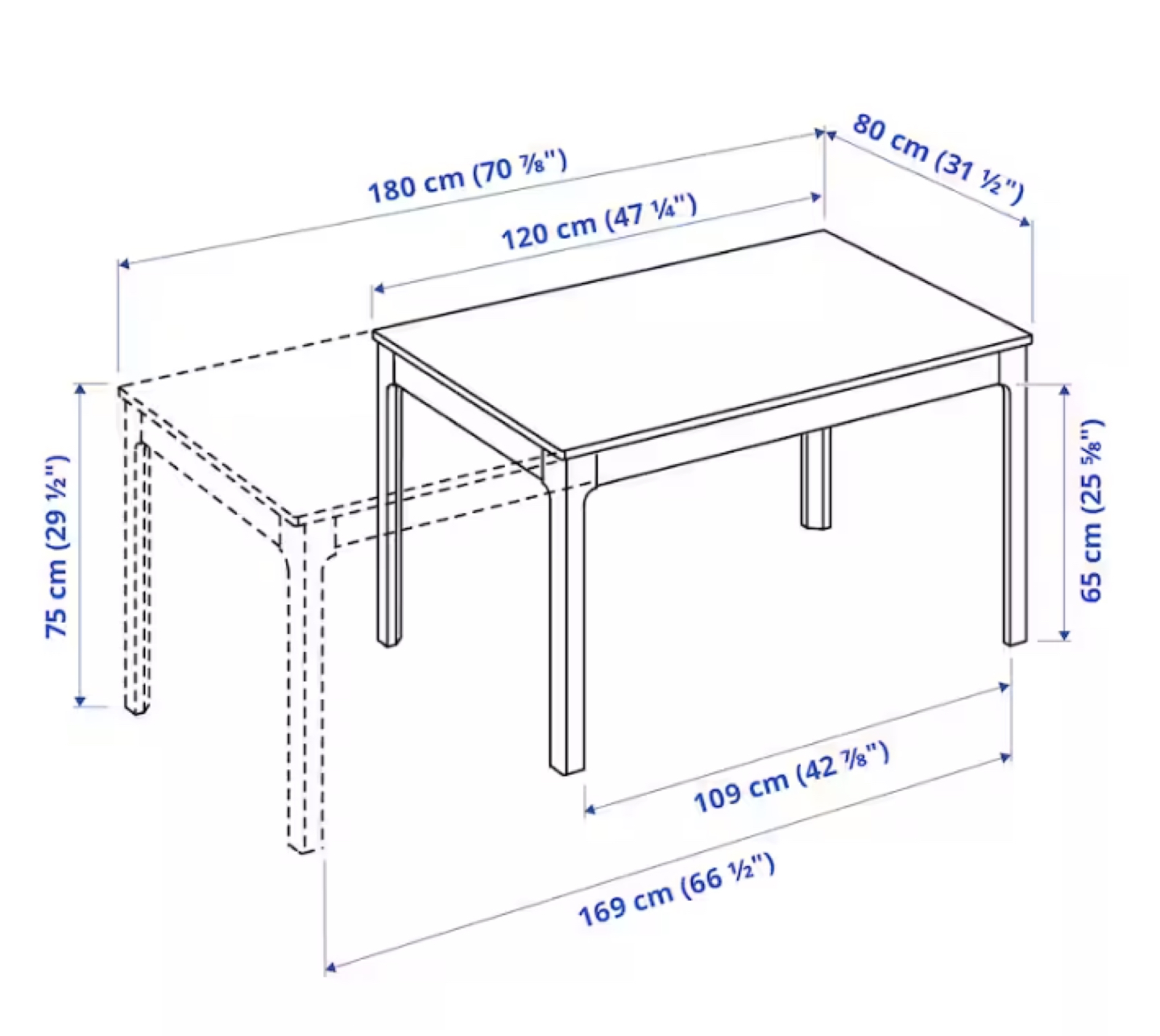 IKEA Extendable table “EKEDALEN” - photo 5