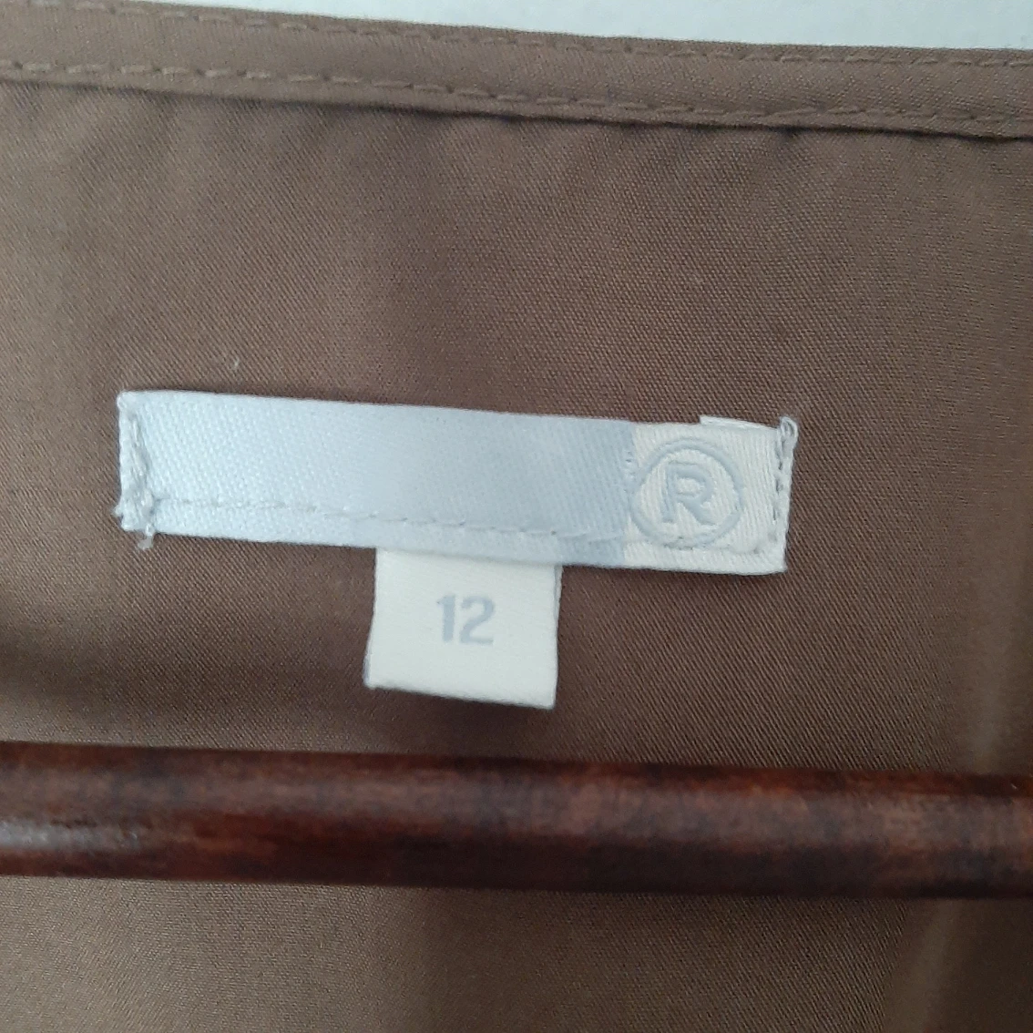 Brown V Neck Zip Up Shirt/Blazer Lightweight image indicator(9)