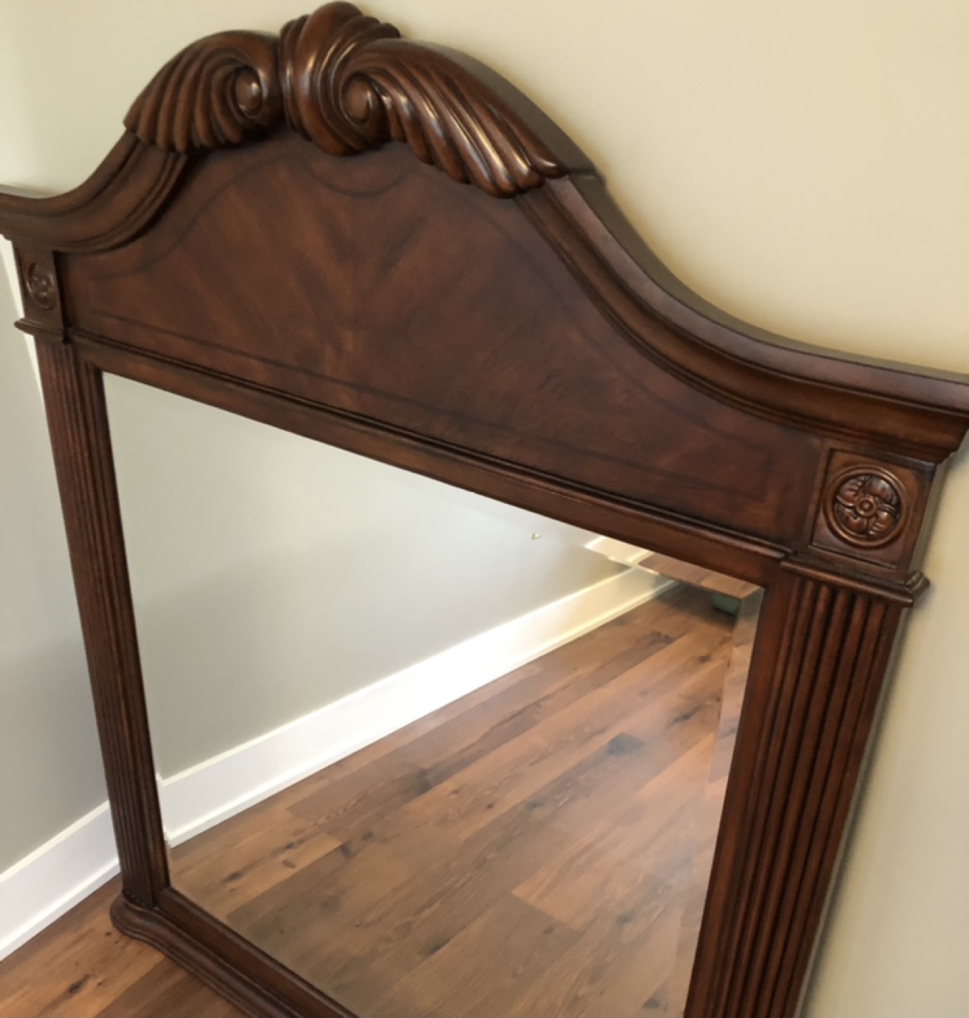 Free solid wood mirror - photo 2