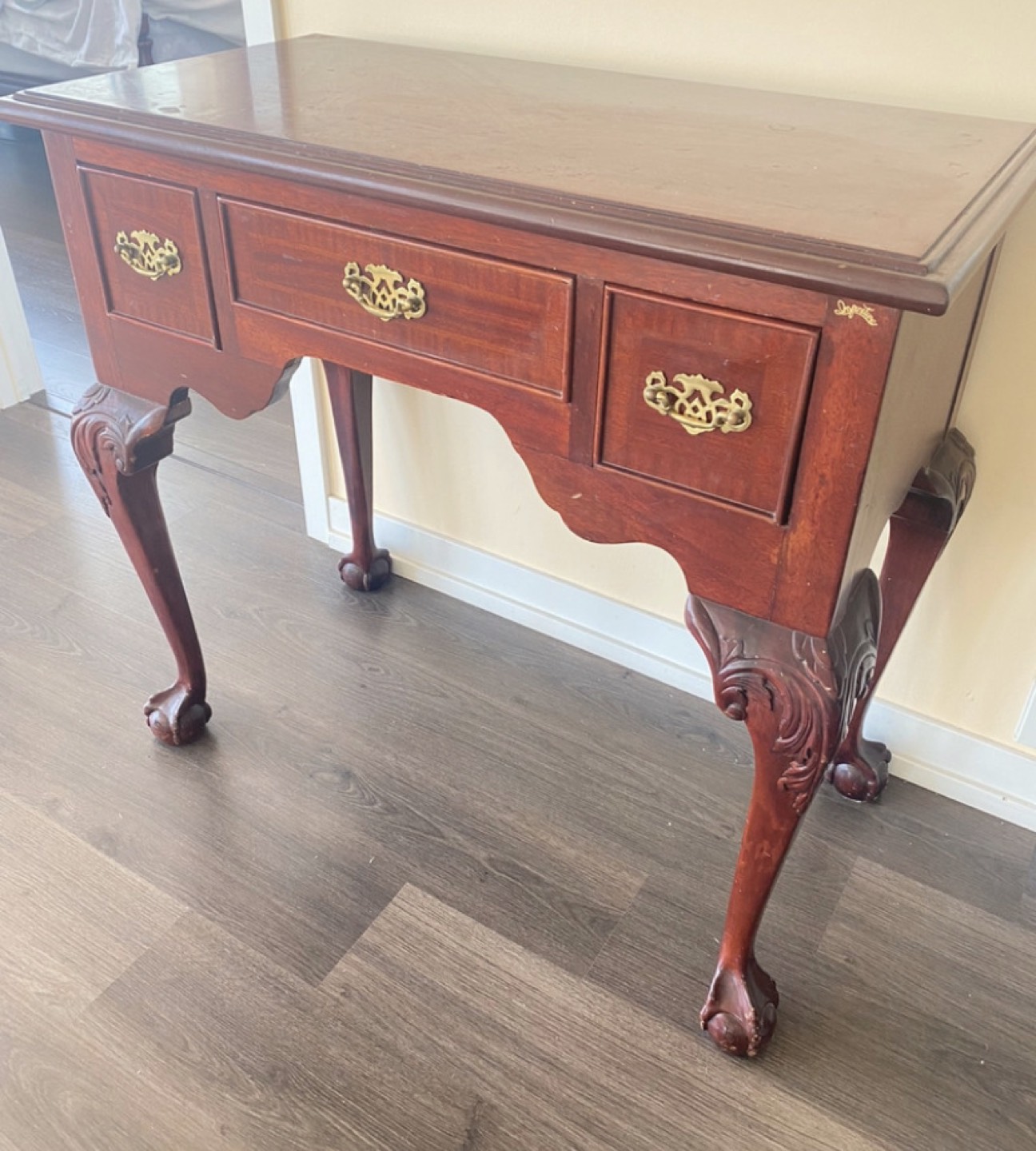 Antique Vintage cute table with drawers - photo 3