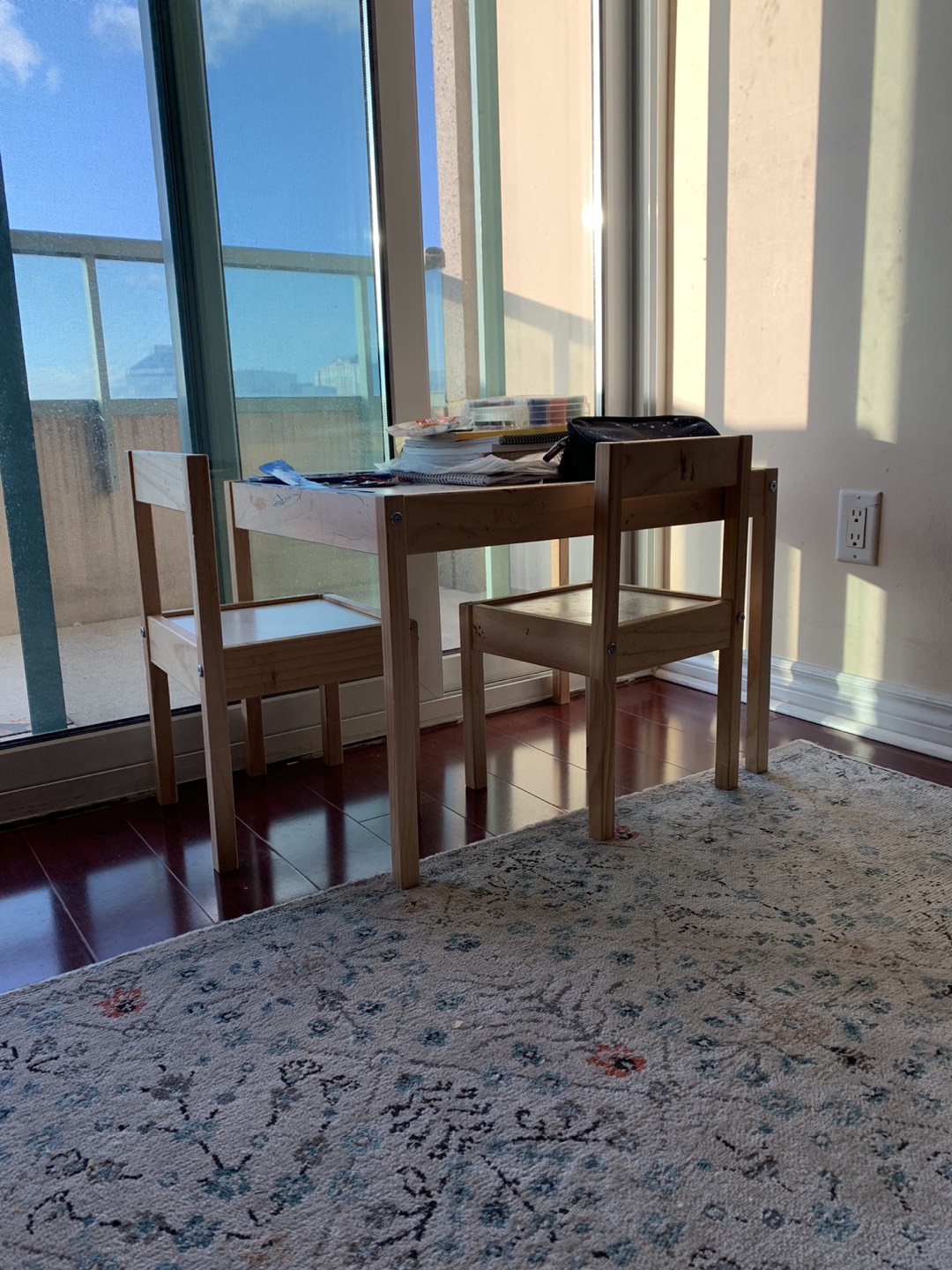 IKEA kids table chair set