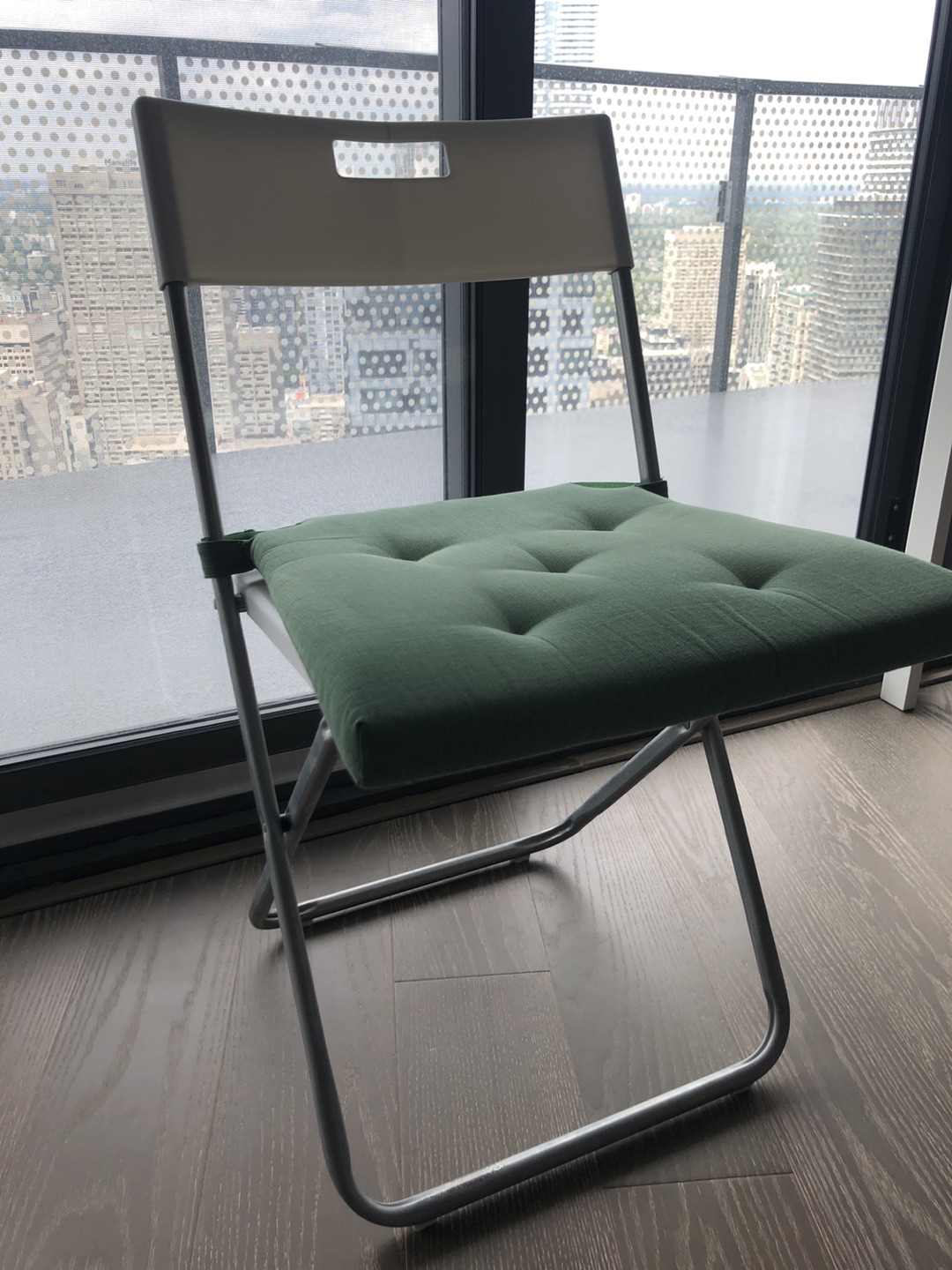 IKEA GUNDE Folding chair, with chair pad - photo 2