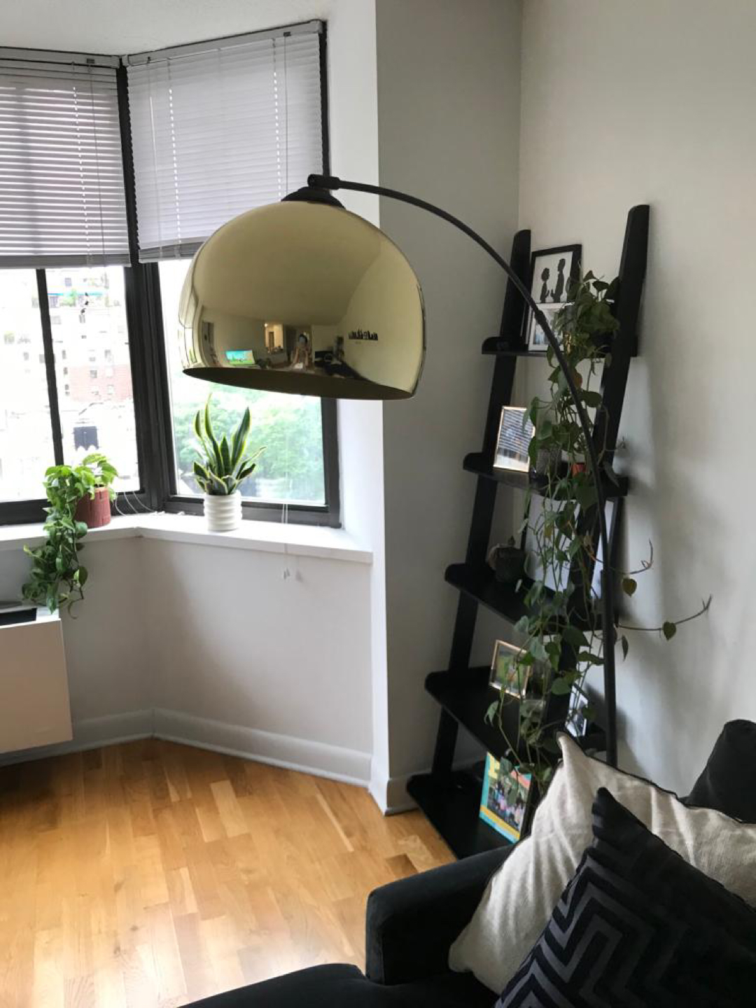 Black and Gold floor lamp