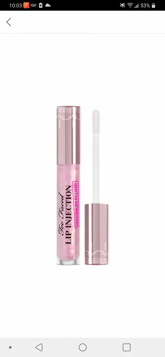 BNIB Too Faced Lip Injection Maximum Plump