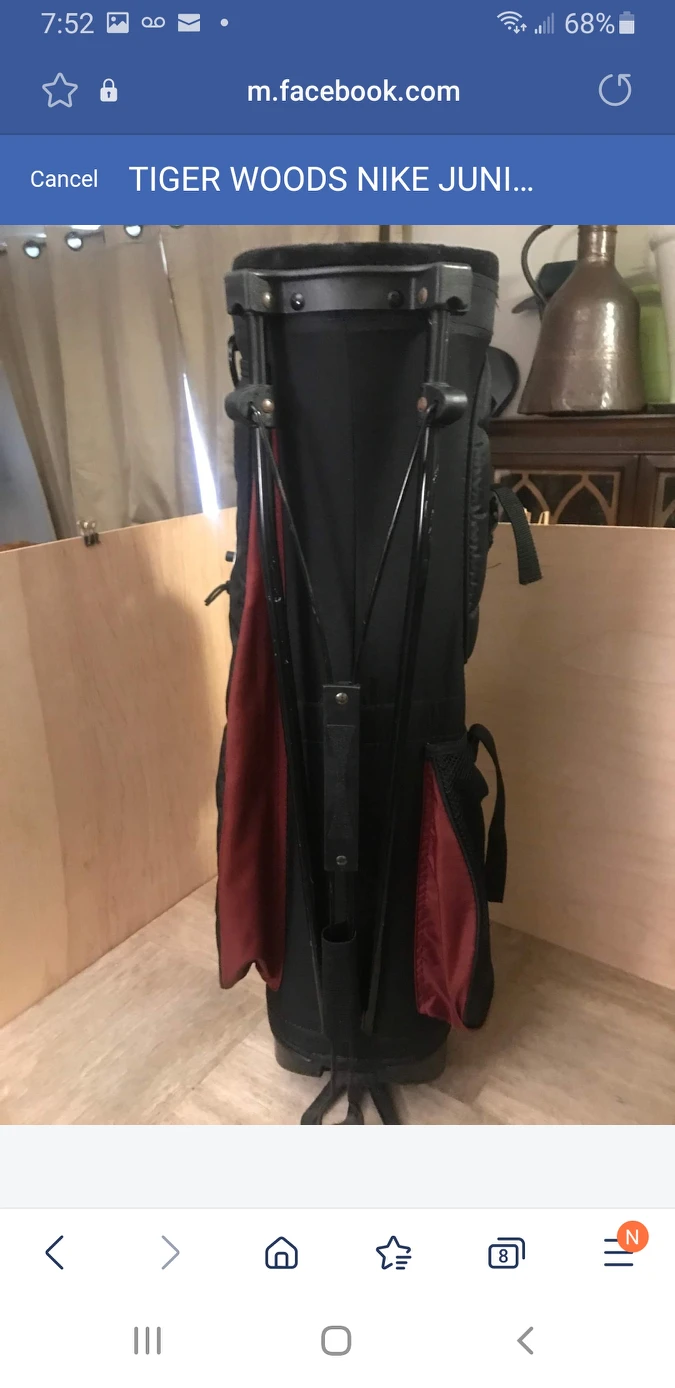 NIKE TIGER WOODS IZZO JUNIOR GOLF BAG thumbnail