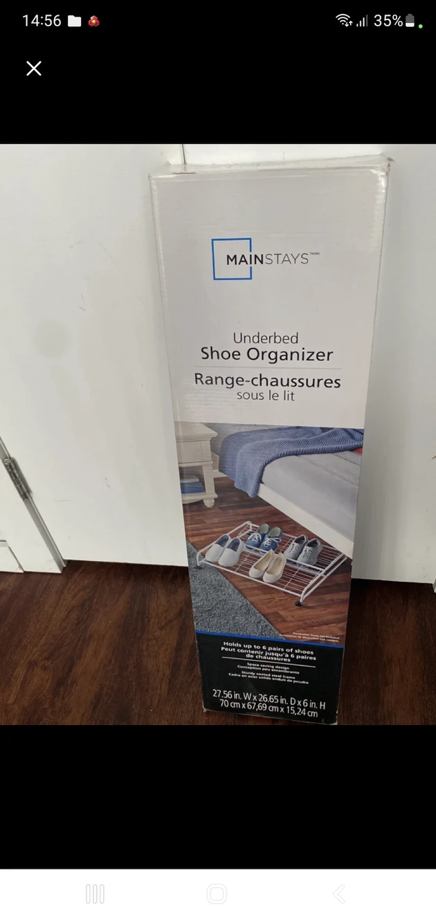 Underbed Shoe Organizer