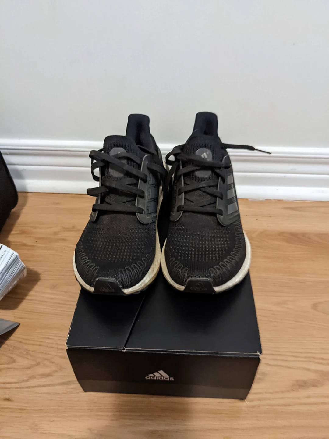 ultraboost 20 black and white women's size 6 - photo 5
