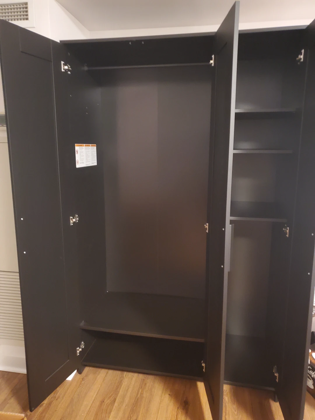 ikea brimnes 3 door wardrobe - photo 3