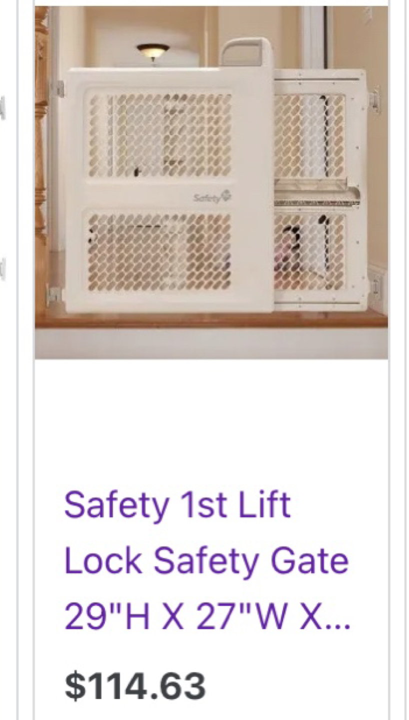 Safety 1st lift lock safety gate image indicator(7)