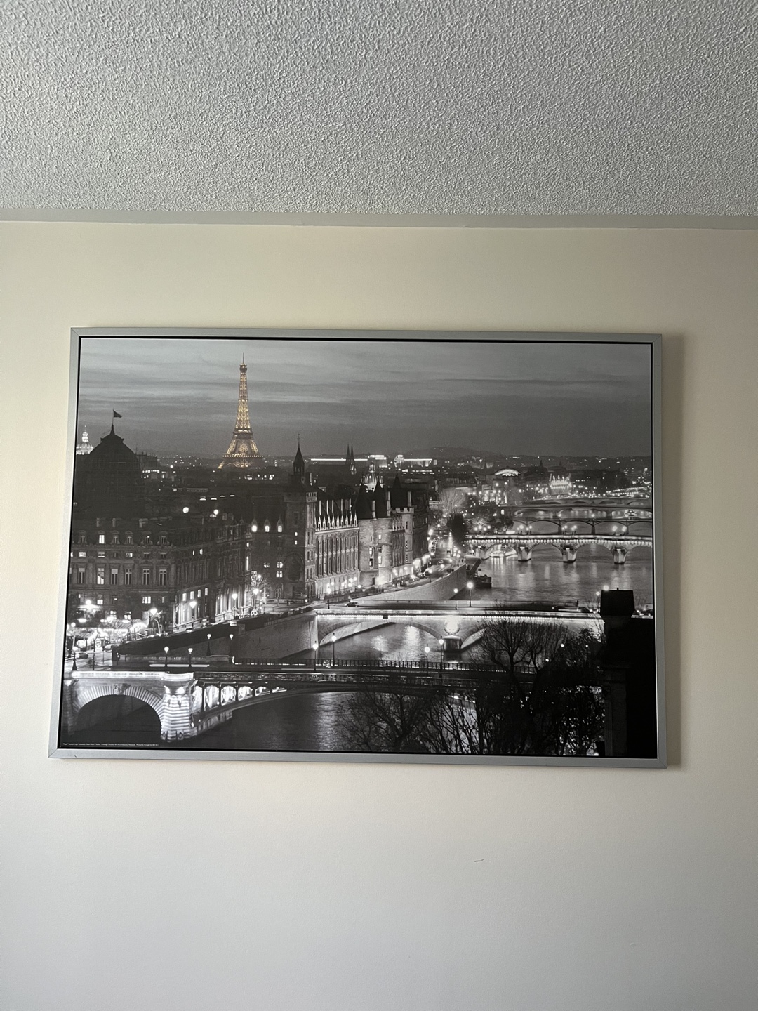 IKEA Black and White Paris Wall Art thumbnail
