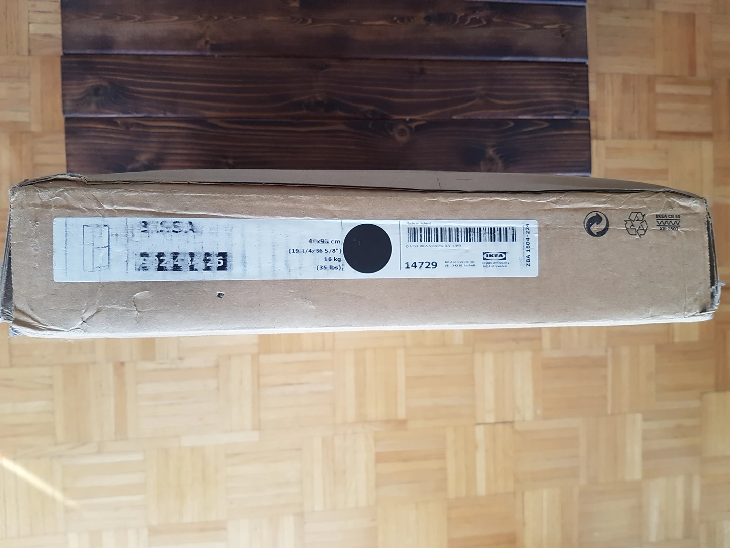 BNIB IKEA Bissa Shoe Cabinet with 2 compartments, black/brown - photo 3