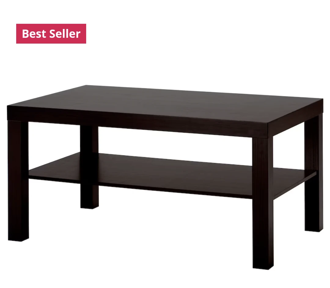 IKEA Lack Coffee table black brown thumbnail