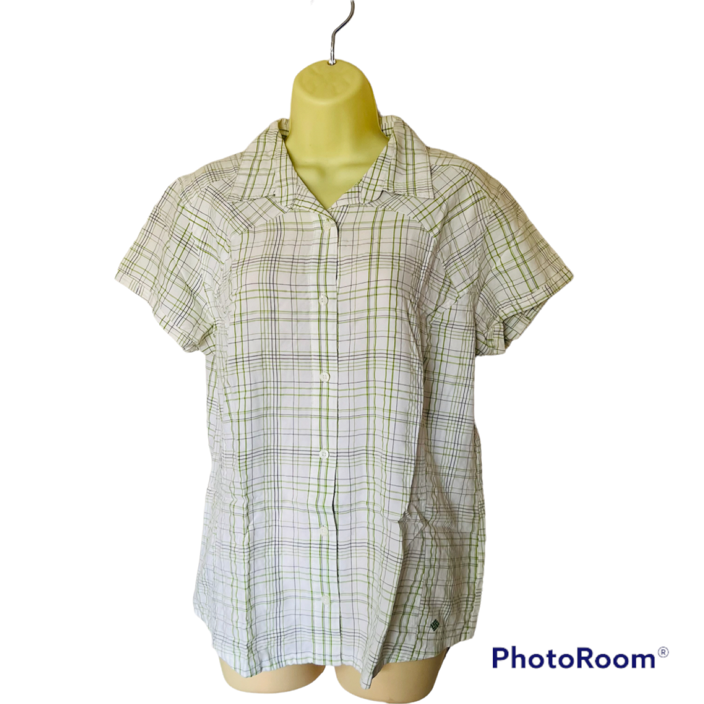 Columbia casual sportswear striped Shirt. Size X-Large