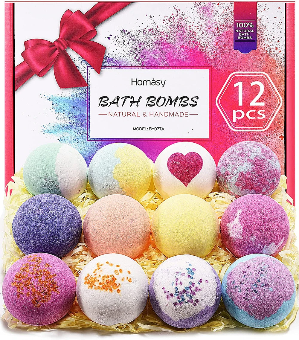 12 bath bombs